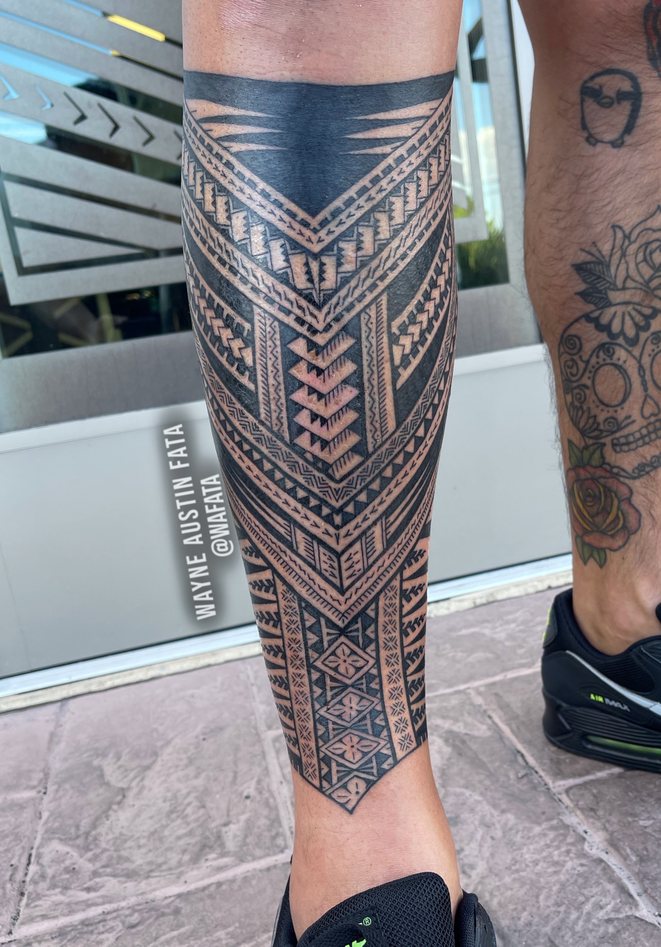 Manu Farrarons Polynesian tattoo - The start of something bigger... Thanks  Vladimir! #freehand #polynesian #tahitian #tattoo #tatau #forearmtattoo  #manufarrarons #losangeles Air Tahiti Nui Royal Heritage Tattoo & Piercing  | Facebook